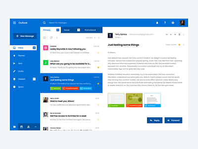 Outlook Email Redesign