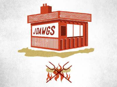 more J dawgs branding bbq dog grill hot red