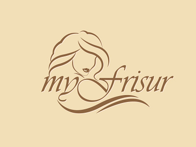 Logo design for myFrisur (2016) buday illustrator logo logo design myfrisur