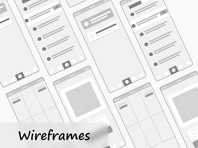 Wireframe Screen Design