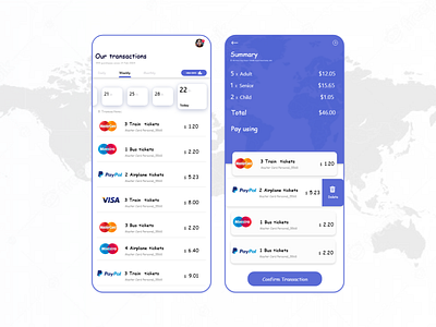 Online Transaction App Design