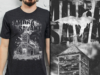 Amora Savant - Reunion Shirt concert gig grunge halftone music shirt texture typography