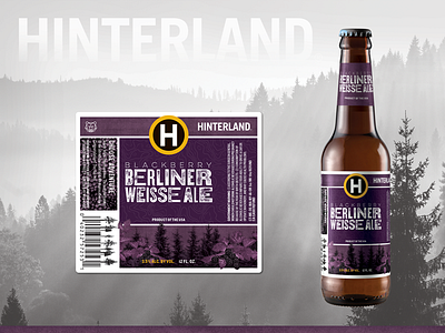 Hinterland Brewery - Blackberry Berliner Weisse Ale