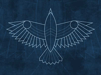 Nevermore angle animal bird crow geometric geometry grunge icon line nevermore poe raven