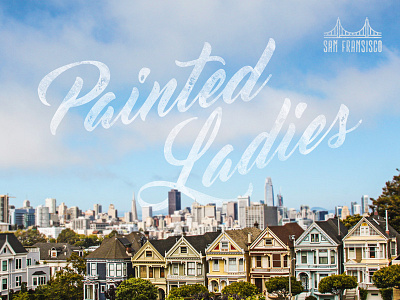 Painted Ladies | San Fransisco california houses illustration landscape photography san fransisco tilt shift typography west coast