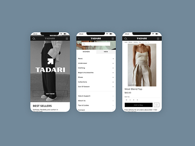 TADARI - Website design appdate application branding design graphic design illustration illustrator logo ui website