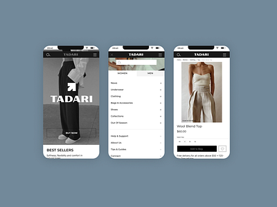 TADARI - Website design