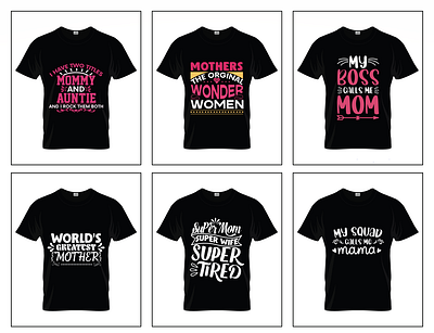 Mother's Day T-shirt Design Bundle V2 clothes eye catching graphic t shirt style svg t shirt design ideas t shirt designer t shirt vector t shirt vector print vector design vector graphic