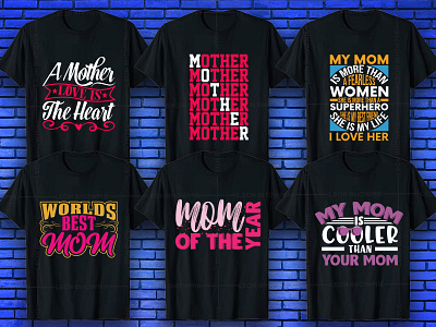 Mothers Day T-shirt Design Bundle V5