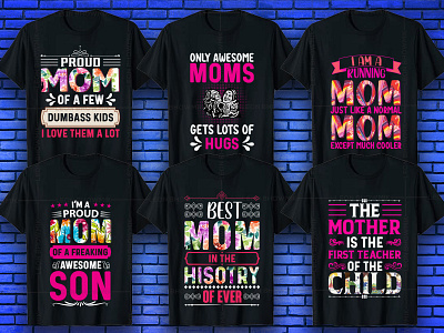 Mothers Day T-shirt Design Bundle V6 illustration merch by amazon shirts mom day mothersday mothership pod shirt design vector style tees tshirt art tshirt design tshirt design ideas tshirt mockup tshirtdesign tshirts typography vector design vector elements vector graphic