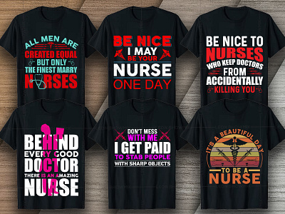 Best Trendy Nurse T Shirt Design V2