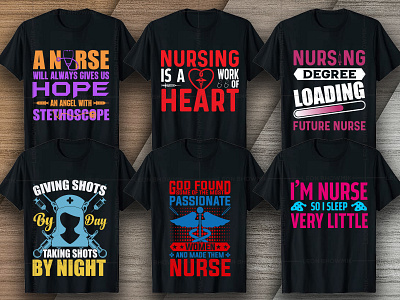 Best Trendy Nurse T Shirt Design V4