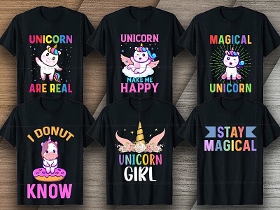 Best Trendy Unicorn T-Shirt Design V2