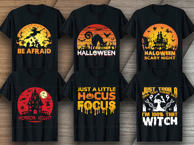 Best Trendy Halloween T-Shirt Design V2 by Leon Bhowmik on Dribbble