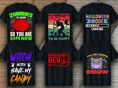Best Trendy Halloween T-Shirt Design V4
