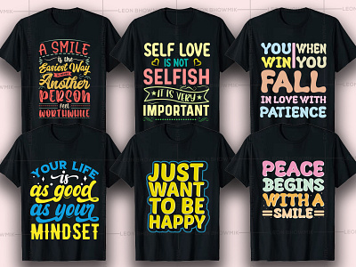 Typography T-shirt Design Bundle