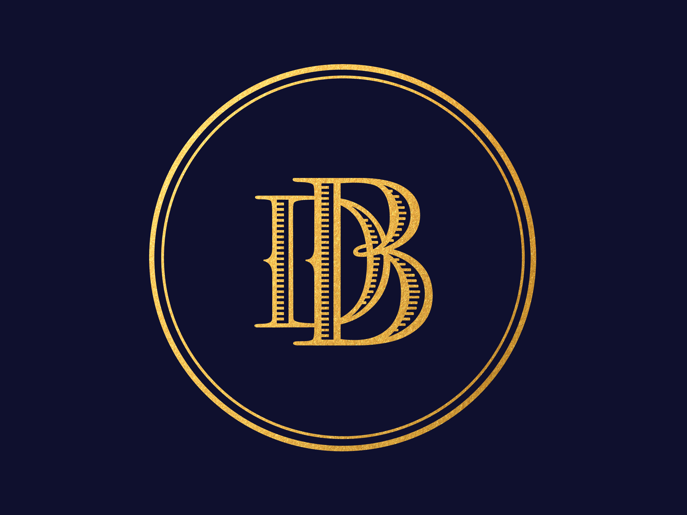 Drakbarry Monogram by Andréa Crofts on Dribbble