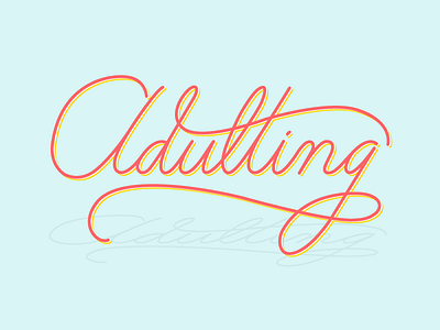 Adult Lettering