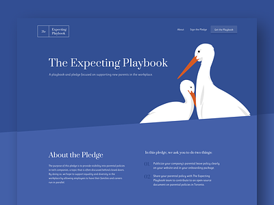The Expecting Playbook digital illustration diversity download illustration parental policy playbook resource resource download tech web design