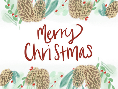 Christmas Card 2020 | Merry Christmas! christmas christmas card christmas flyer design graphic design illustration procreate