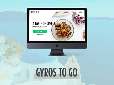 Gyros To Go Landing Page Redesign