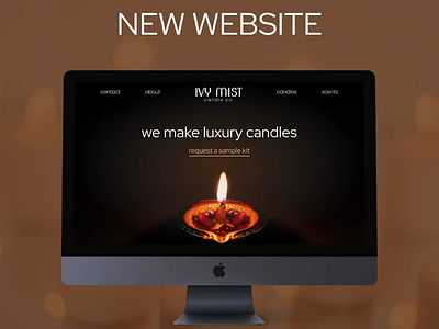 Ivy Mist Website Rebrand branding uiux design web design web designer