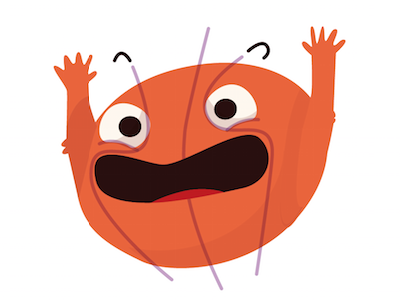 hurray emoji argentina ball basket design digital emoji exited happy hurray illustration mendoza orange