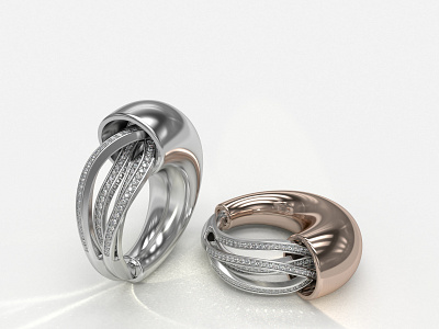 Luxury rings with Zbrush