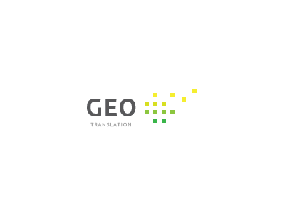GEO artvento dots ecology geo green language lime logo minimal translate transtation yellow
