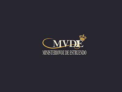 Voz De Estruendo MVDE LOGO corm cormorant letter logo ministeriovoz logo mvde mvde logo