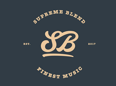 Supreme Blend band banddesign branding design logo music music player musician typography web website