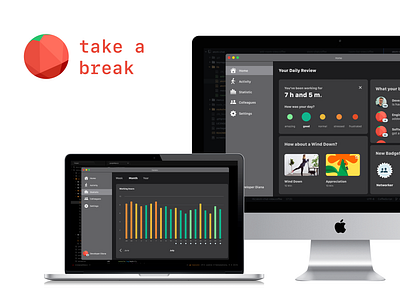 Take a Break banddesign branding design interaction interactiondesign interface icons interfacedesign logo ui uidesign ux uxdesign