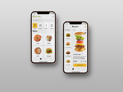 Food delivery app ui ux