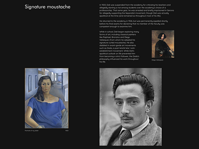 Salvador Dalí Theatre-Museum concept design museum redesign salvador dali ui user experience user interface ux website website redesign