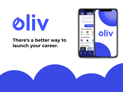 Oliv | Job Finder | Mobile App Concept app design illustration interaction job finder mobile app typography ui ux