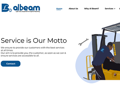 Al Beam | Web Design | Web Development design illustration industry website mechanical ui ui ux uiux web web development webdesign website