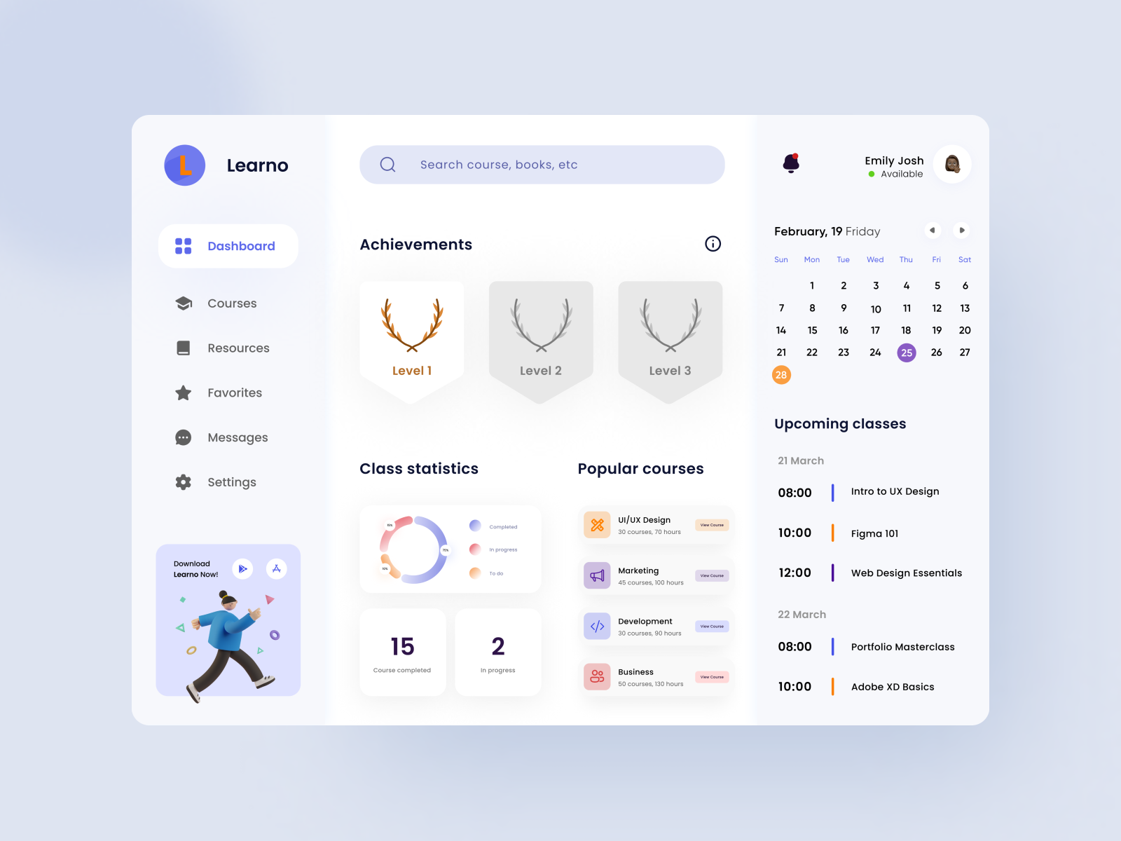 Course Dashboard рџ By Shreejal Kotian On Dribbble Course Dashboard рџ By Shreejal Kotian On Dribbble