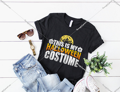 This Is My Halloween Costume black t shirt design for girls branding design graphic design halloween halloween design halloween shirt halloween t shirt halloween t shirt design logo motion graphics t shirt design website vector