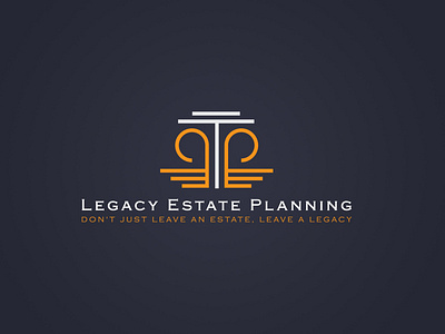 Legacy Estate Planning logo 3d art branding concept creative crest design flat graphic design icon illustration logo logo design logotype minimal minimalist modern signature vector