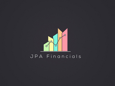 JPA Financials 3d art branding character clean concept creative design flat graphic design icon illustration logodesign minimal minimalism minimalist signature vector