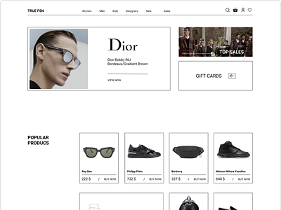 UX/UI design for an online store design graphic design typography ui ux
