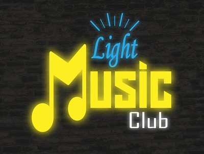 Light music club club ilustrator music neon light neonlights warna warni