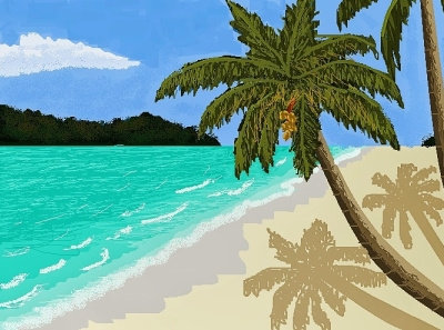 beach🏖️🏖️ art artwork beach design digitalart nature painting