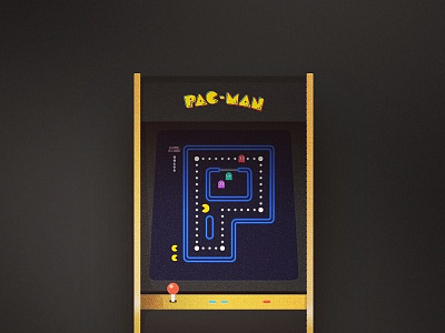 36 Days of type : Letter P letter p pac mac retro retrogame we love fonts