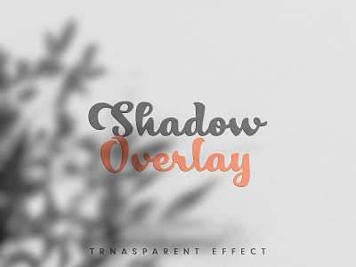 Shadow overlay effect template sun