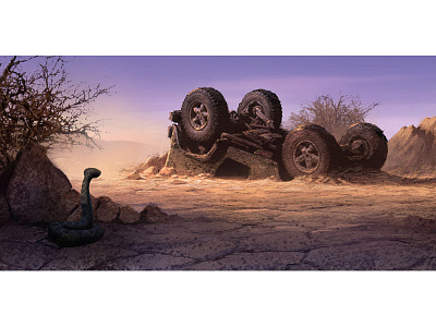 Danny and the Jeep animation character design childrens books concept art film