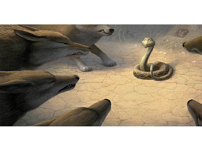 Danny takes a Stand. animation childrens book concept art desert film snakes