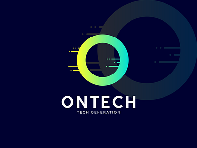 ONTECH logo design | O letter mark logo a b c d e f g h i j k l m n abstract app branding creative design gradient icon identity letter logo letter mark logo logo design logomark logotype modern logo o letter logo o p q r s t u v w x y z tech technology