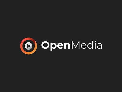 OpenMedia logo design | O letter mark logo