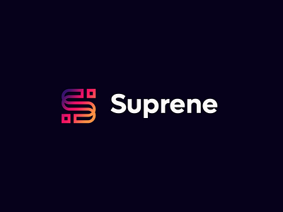 Suprene - logo design concept a b c d e f g h i j k l m n abstract brand branding creative design icon identity letter logo letter logo design letter mark logo logotype mark modern logo monogram o p q r s t u v w x y z startup symbol tech